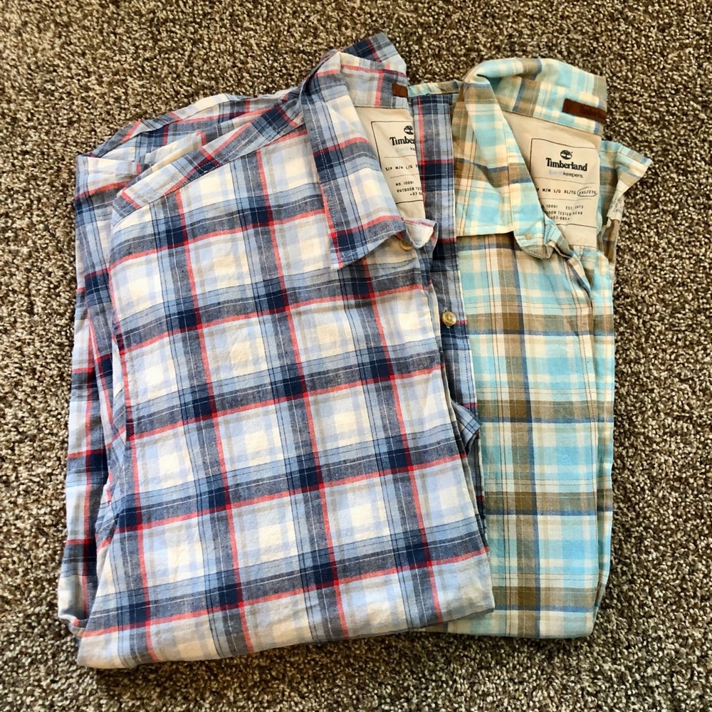 Timberland Linen Tops set of 2